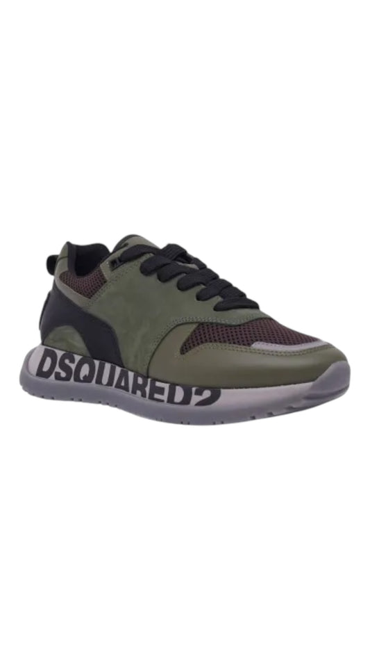 Dsquared2 logo print low top