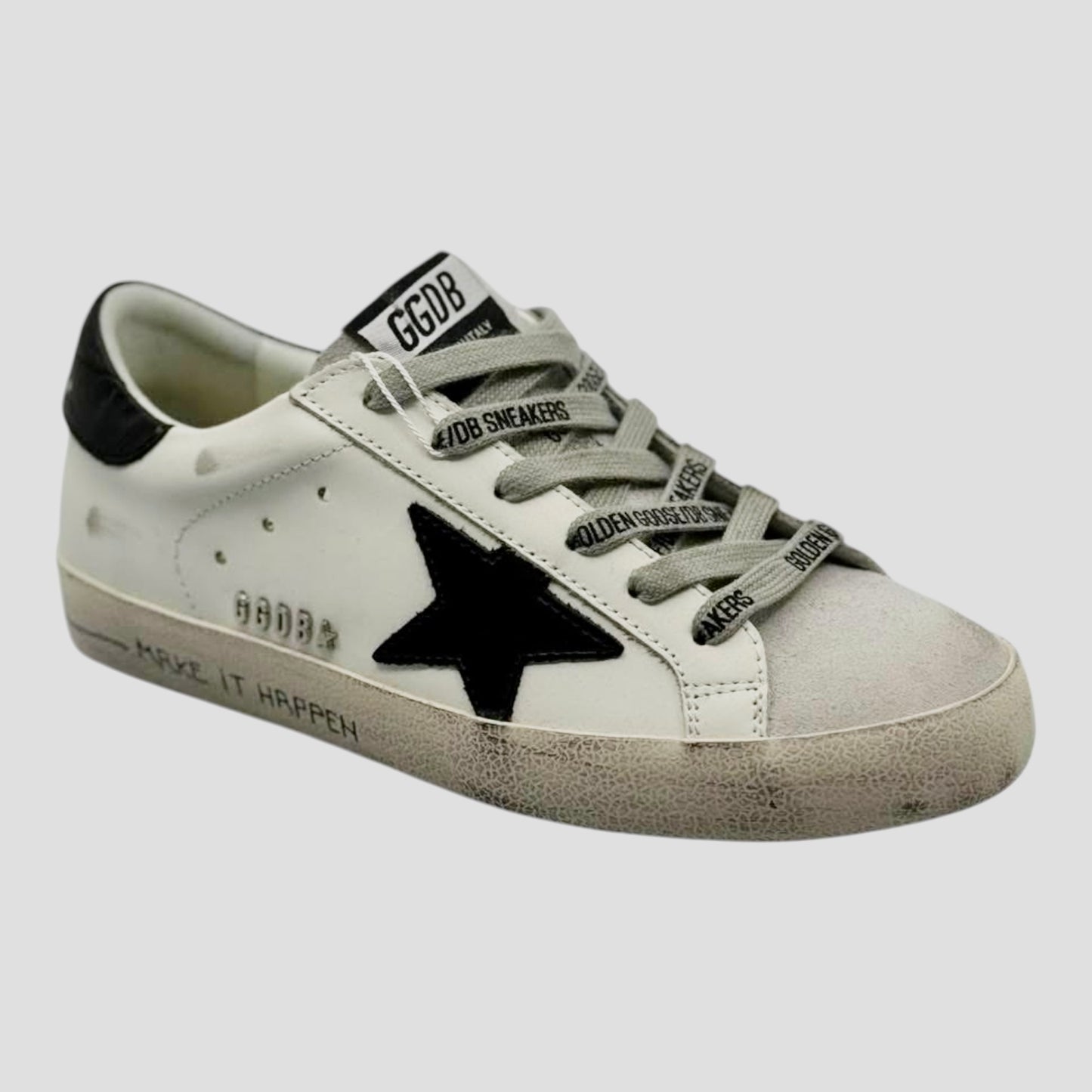 Golden Goose Super-Star leather black and white