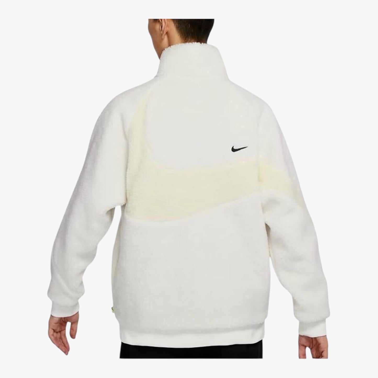 Nike big swoosh zipped reversible jacket