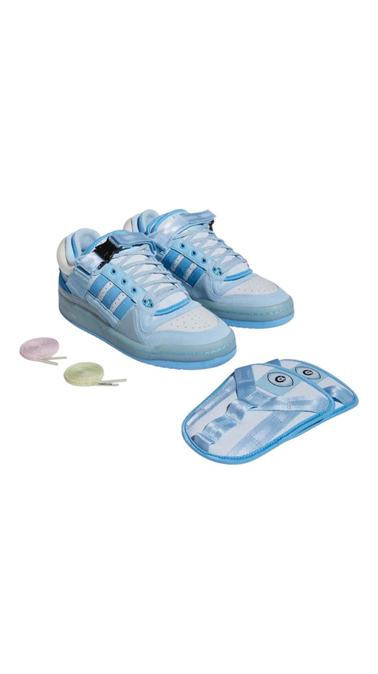 Adidas x bad bunny forum buckle low ‘blue tint’
