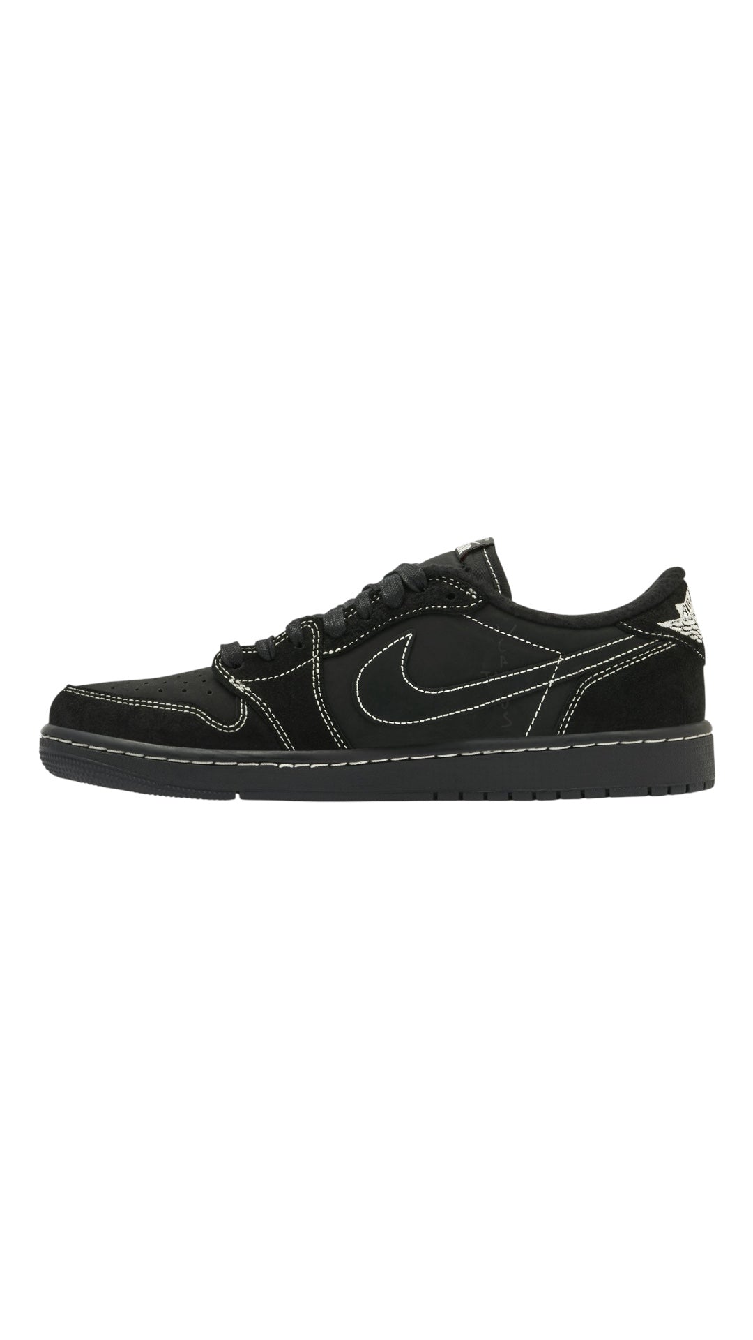 Nike jordan 1 retro low og sp x travis scott black phantom