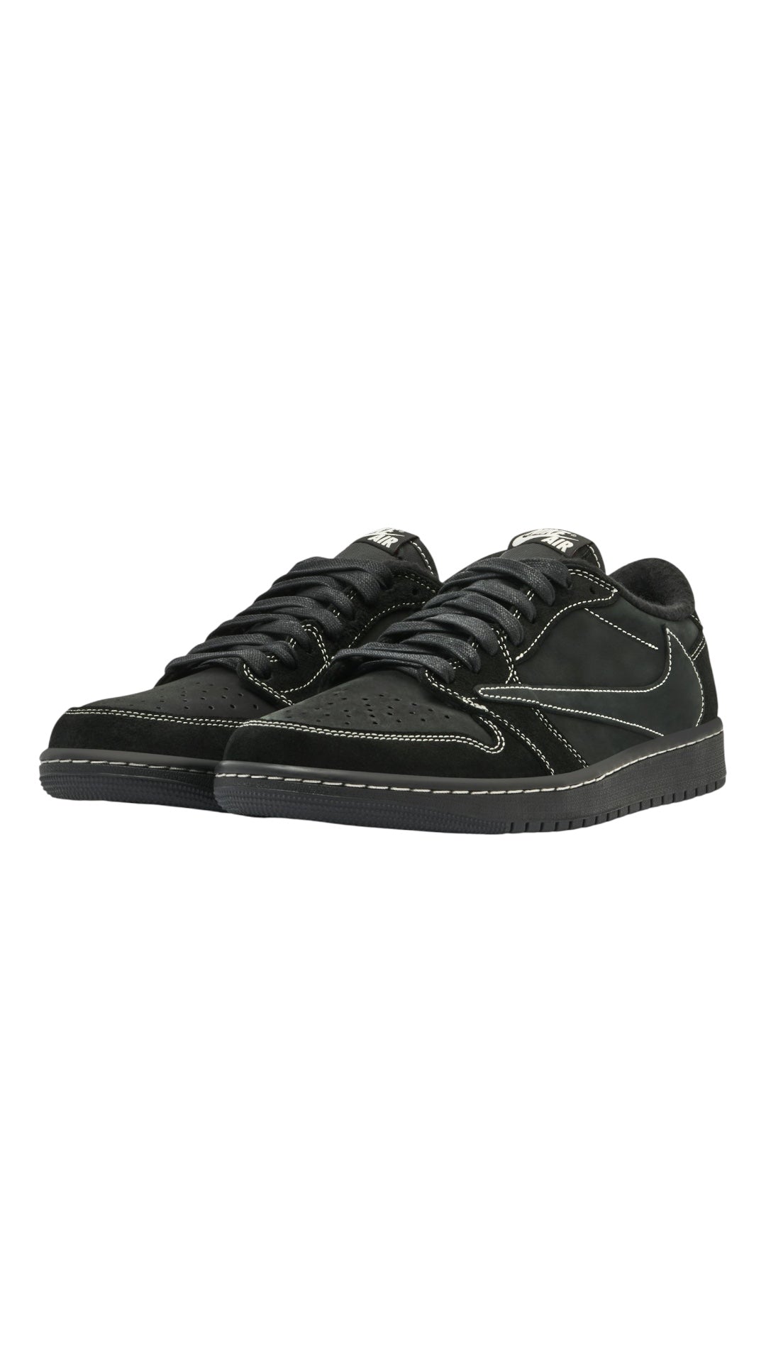 Nike jordan 1 retro low og sp x travis scott black phantom