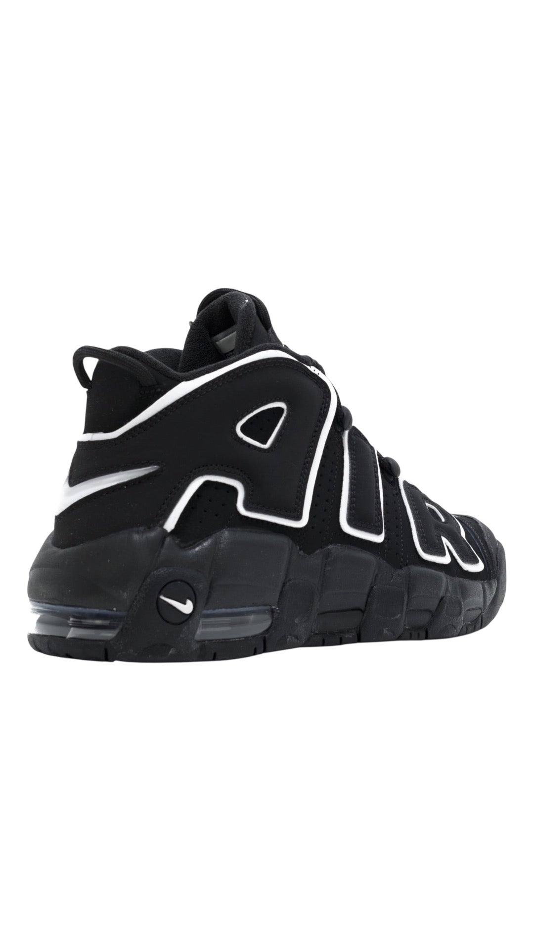 Nike air more uptempo black/white