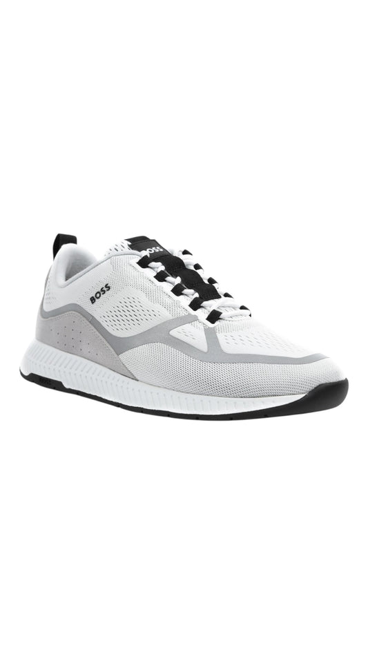 Boss titanium runn eme trainers white