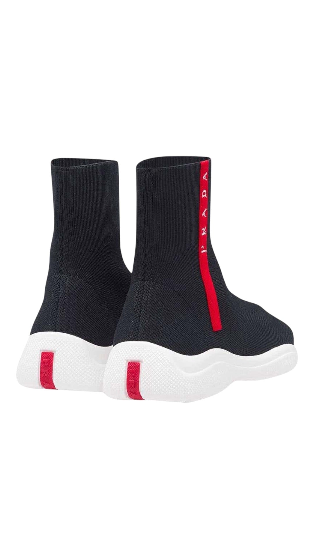 Prada logo band sock sneaker hi-top