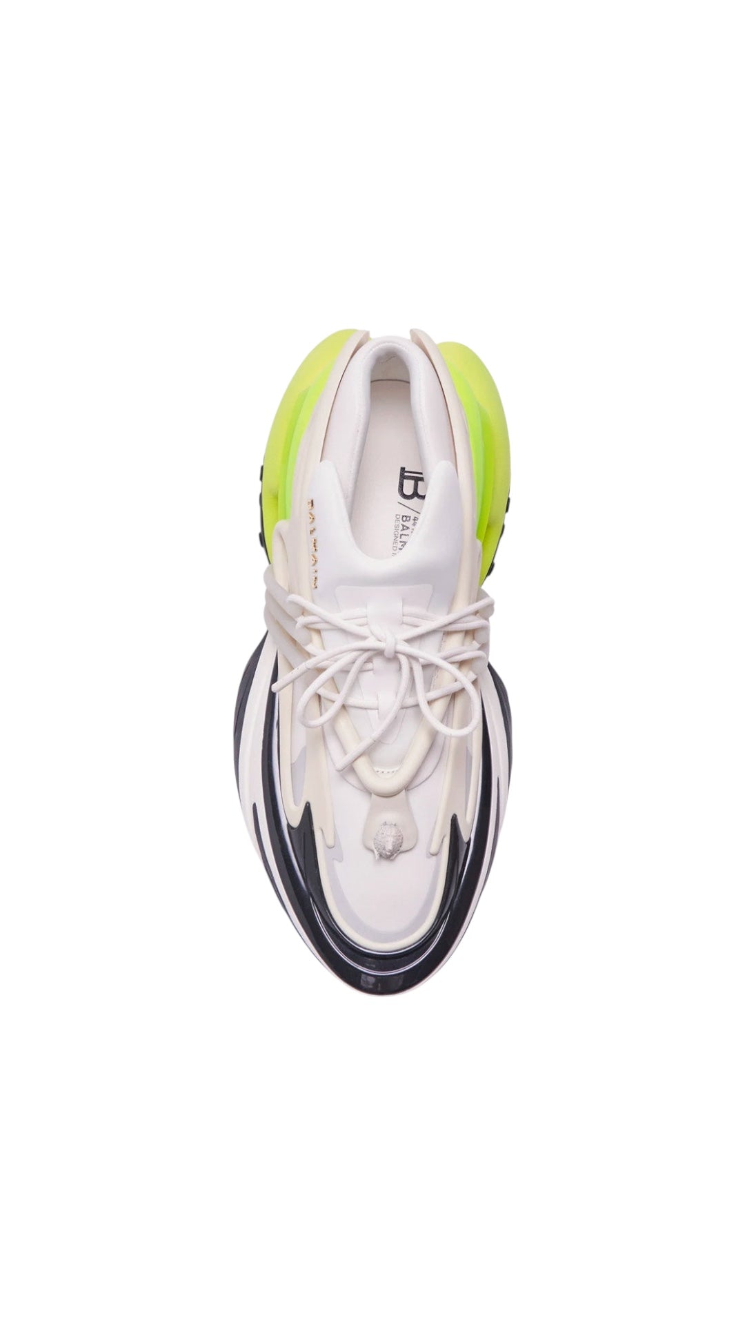 Balmain unicorn low-top white/yellow