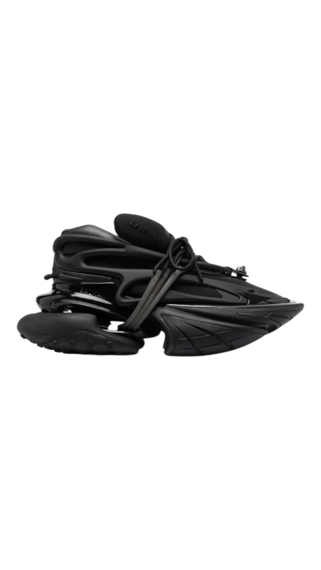 Balmain unicorn low-top sneakers black