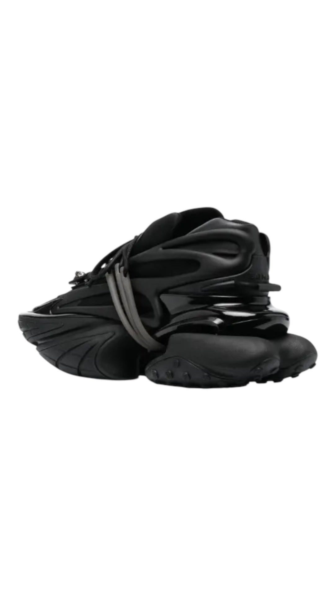 Balmain unicorn low-top sneakers black