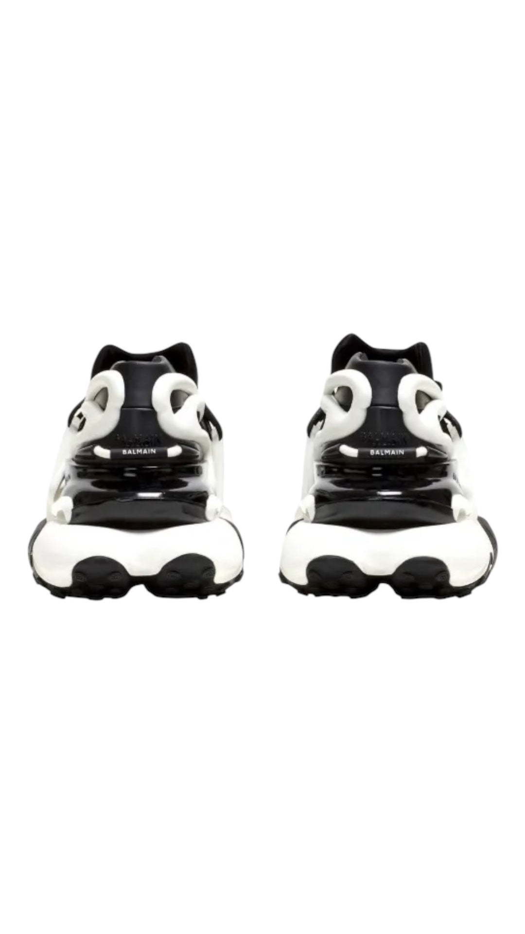 Balmain unicorn low-top sneakers black/white