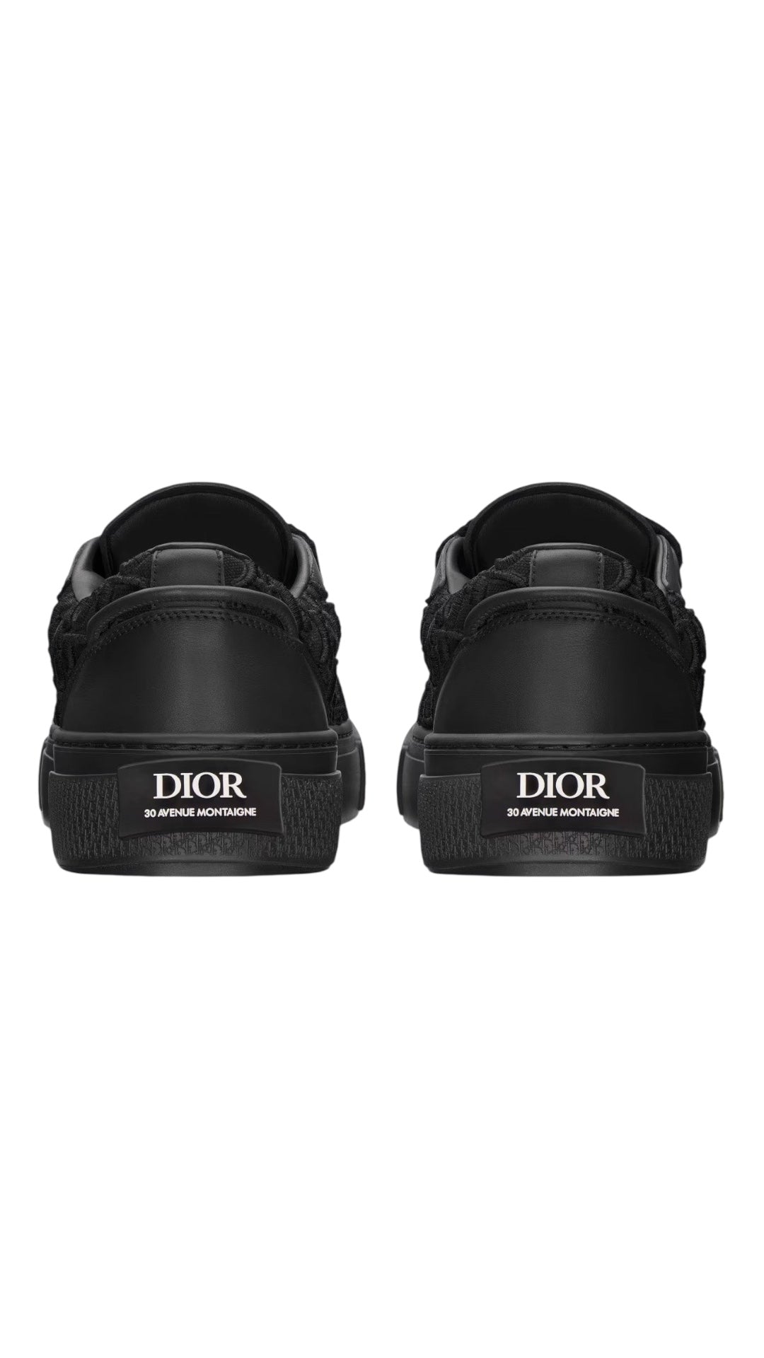 Dior B33 black smooth calfskin