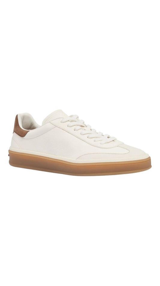 Loro Piana tennis walk leather sneakers
