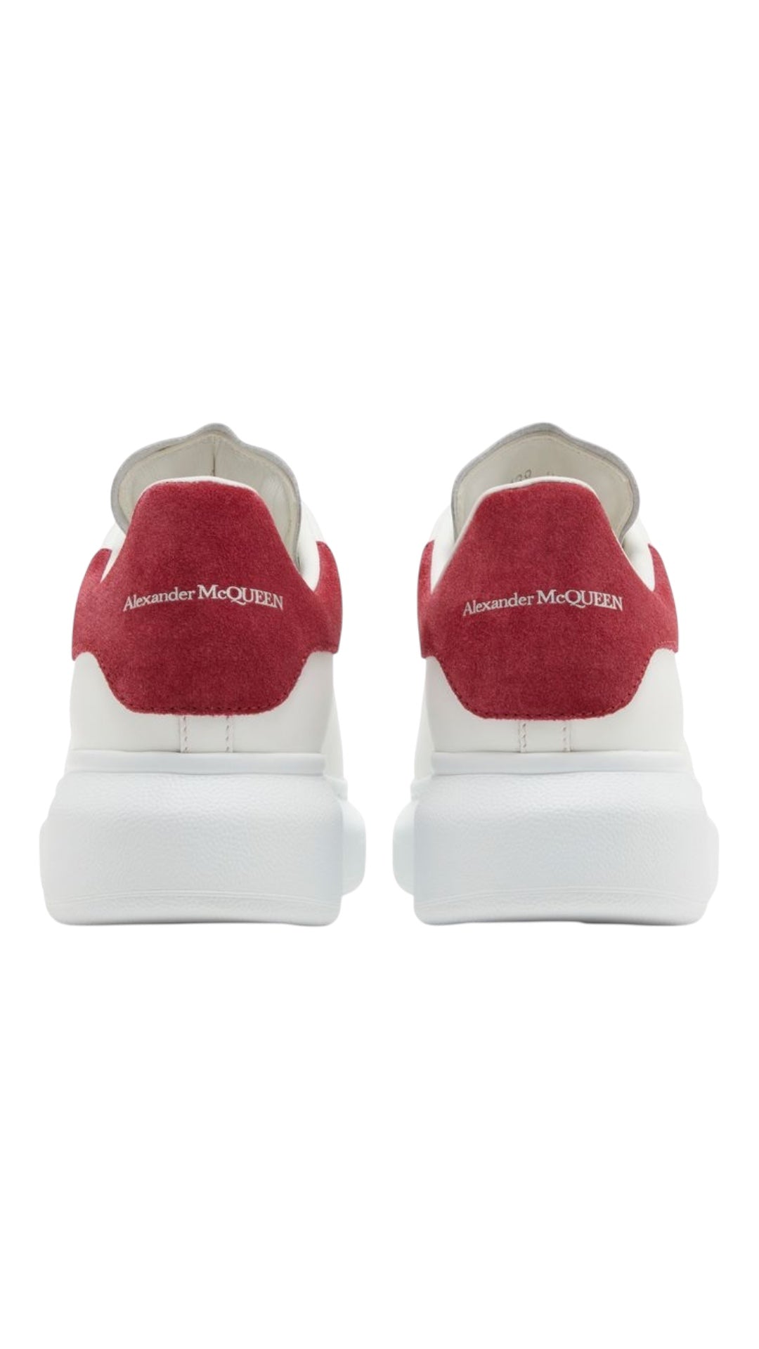 Alexander McQueen oversized sneakers ‘white cherry’