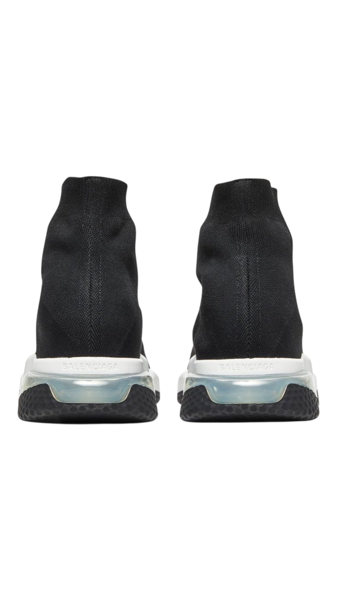 Balenciaga speed sneaker clearsole-black/white