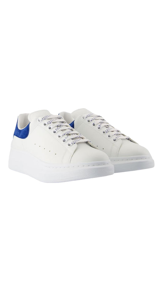 Alexander McQueen oversized sneakers white/blue