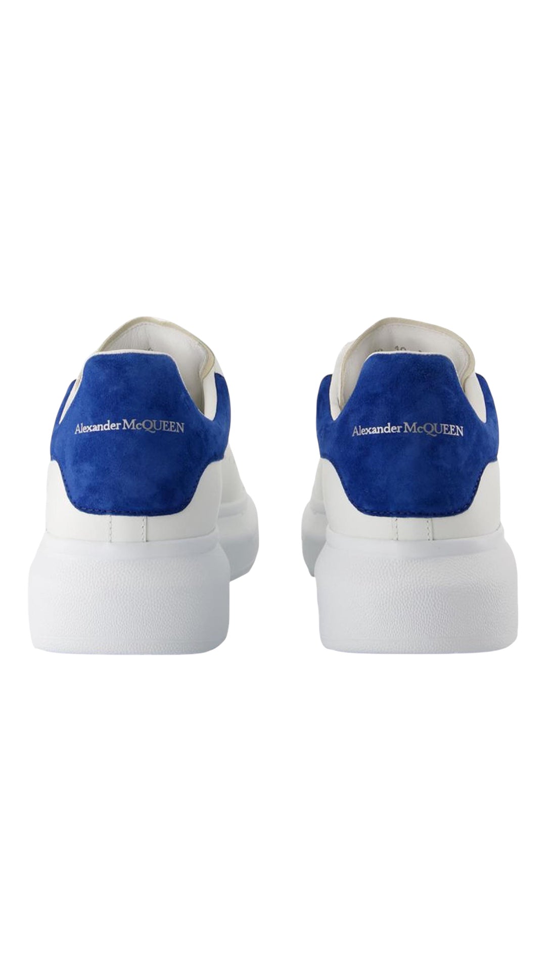 Alexander McQueen oversized sneakers white/blue
