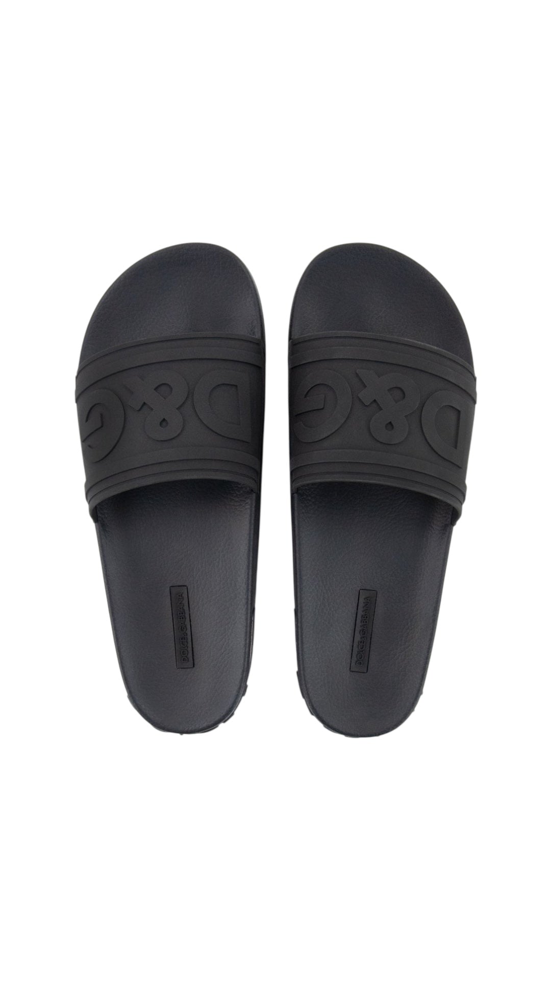Dolce & Gabbana DG logo slide black
