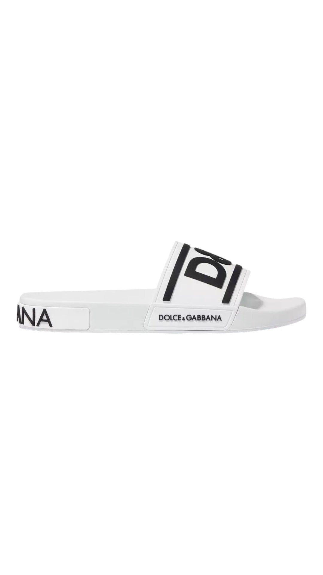 Dolce & Gabbana D&G logo rubber slide