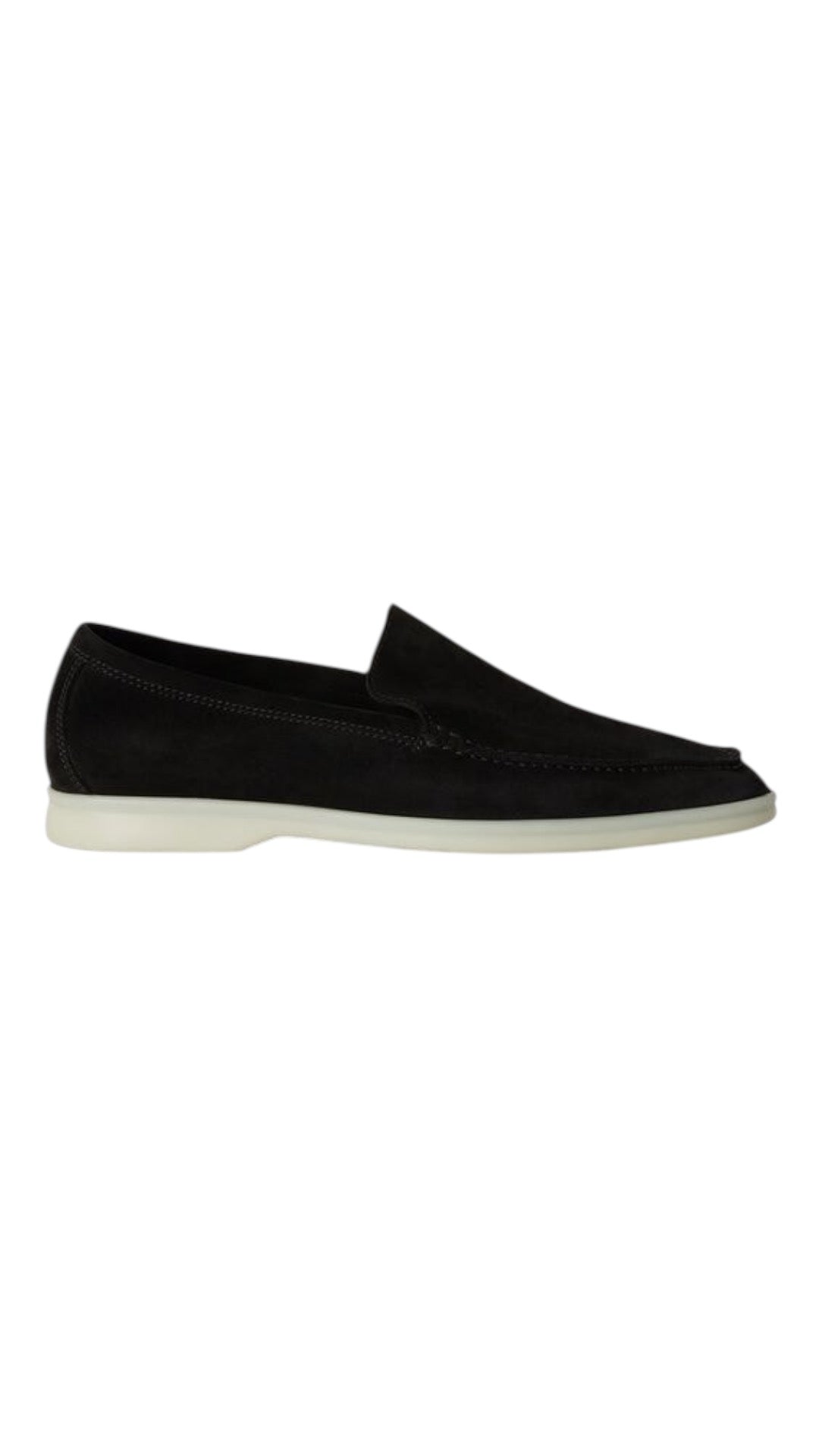 Loro Piana summer walk loafer black