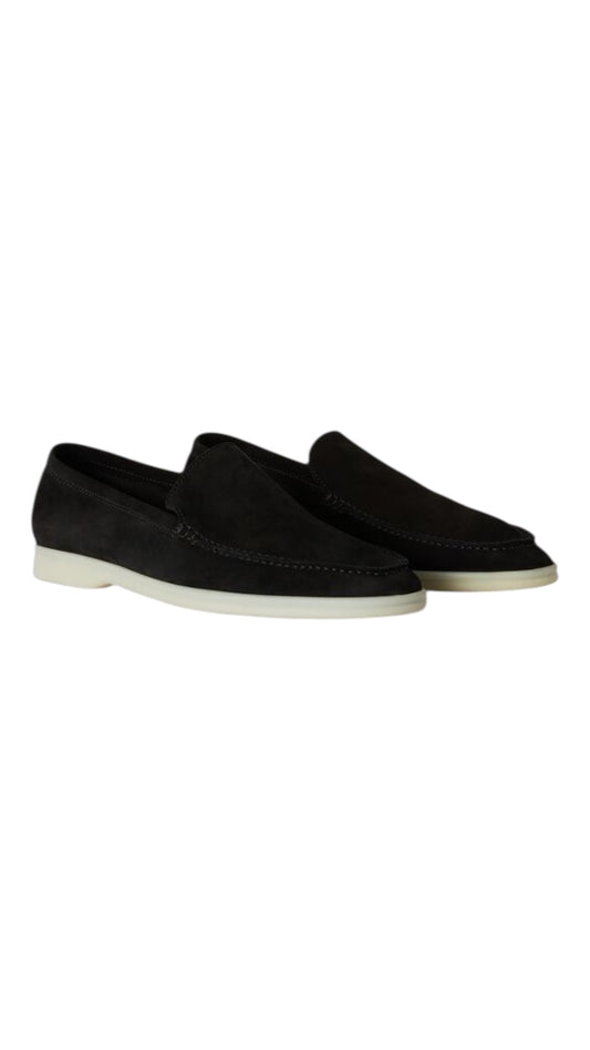 Loro Piana summer walk loafer black