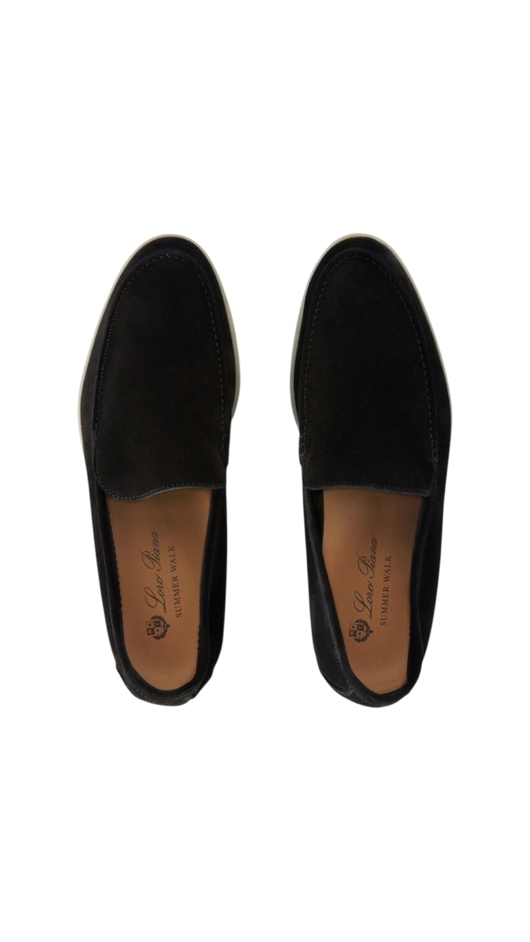 Loro Piana summer walk loafer black