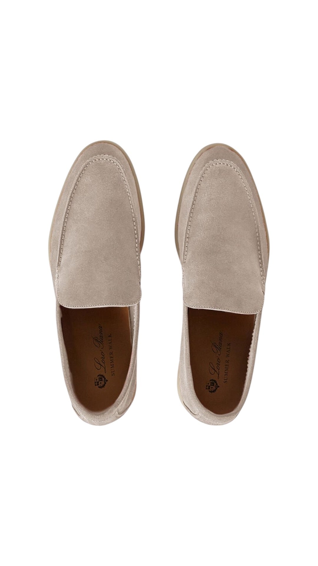 Loro Piana summer walk loafer beige