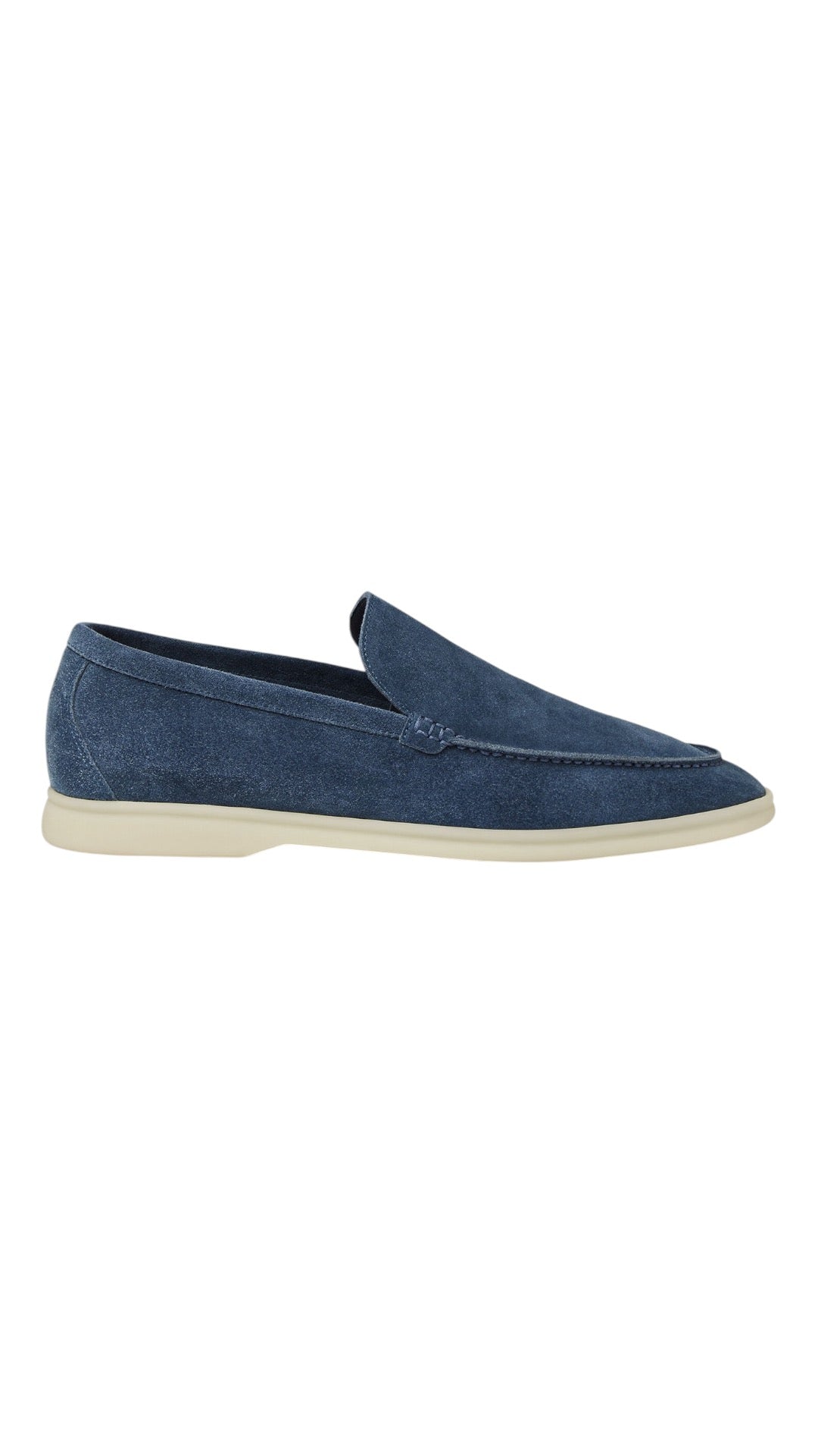 Loro Piana summer walk Loafer navy blue