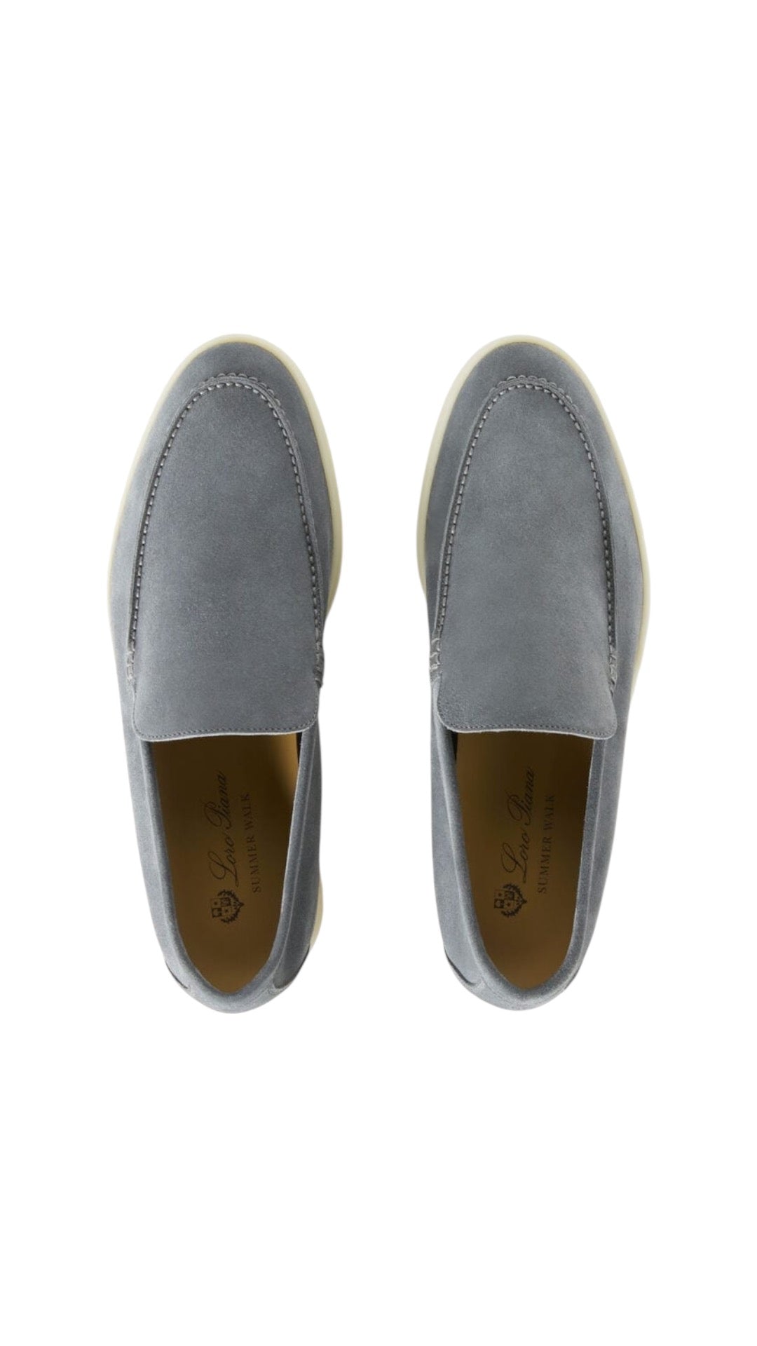 Loro Piana summer walk loafer grey