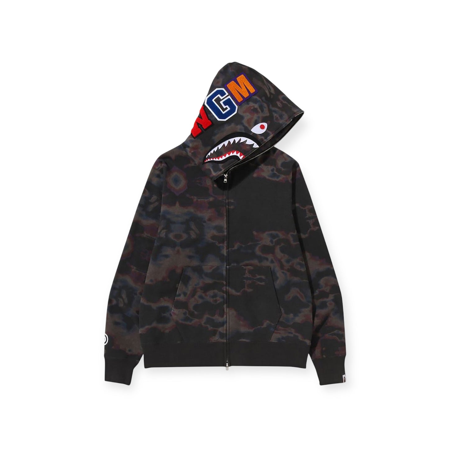 Bape thermography shark full zip hoodie