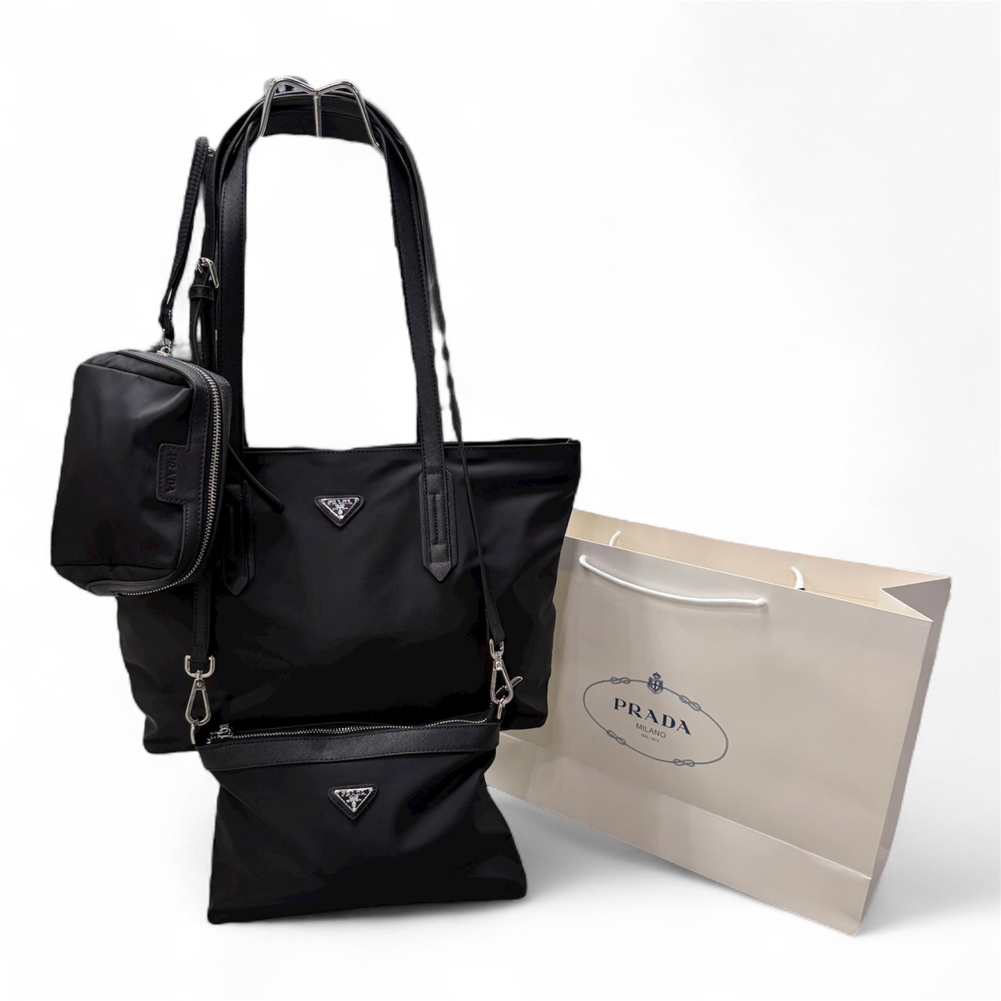 Prada shoulder bags 3 pieces