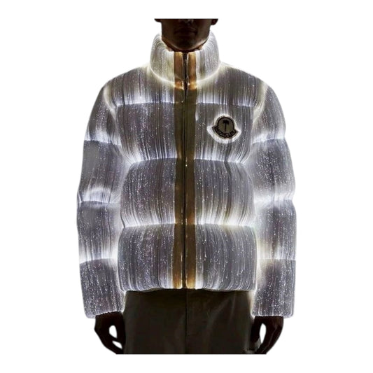 MONCLER Palm Angels MAYA 70 Down Jacket Puffer LED Light Glow Bright White