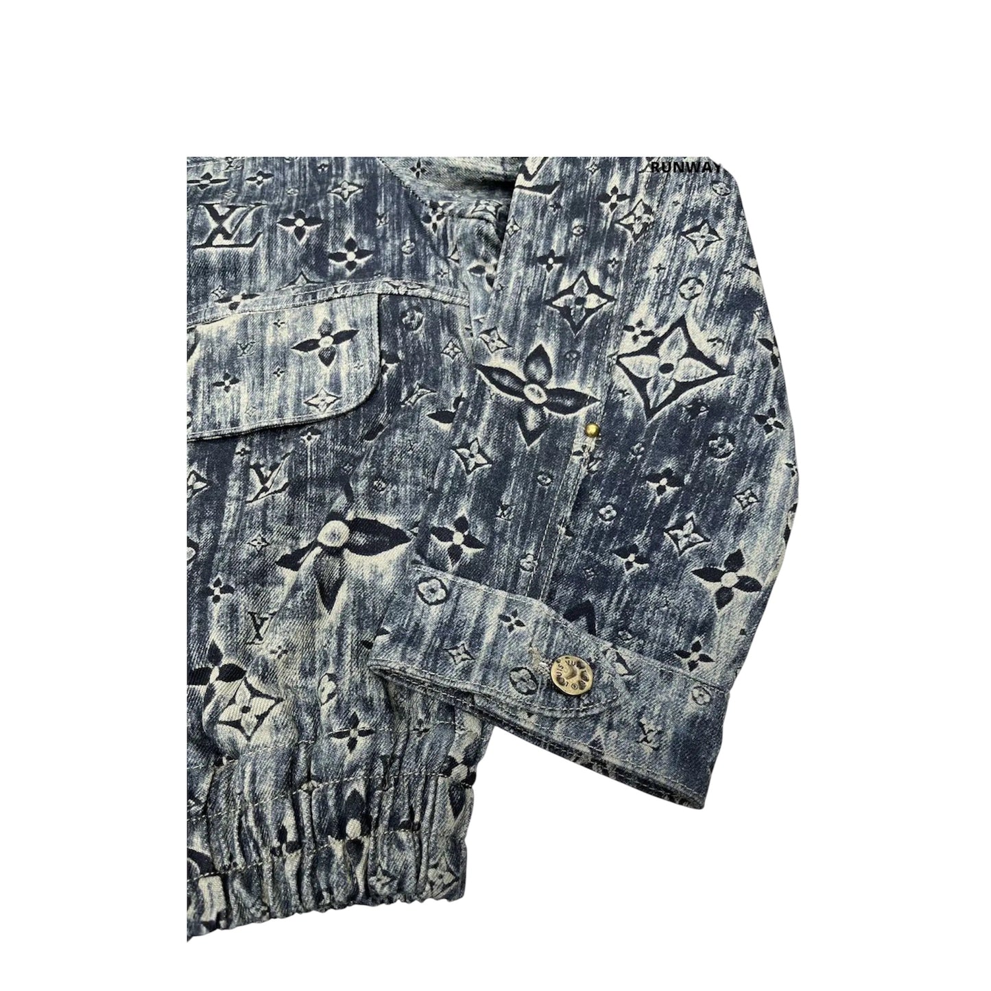 Louis Vuitton printed denim jacket