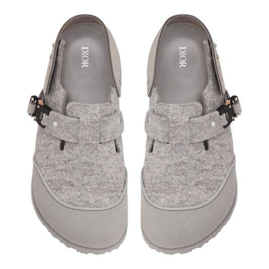 Dior x Birkenstock Tokio Mule Grey