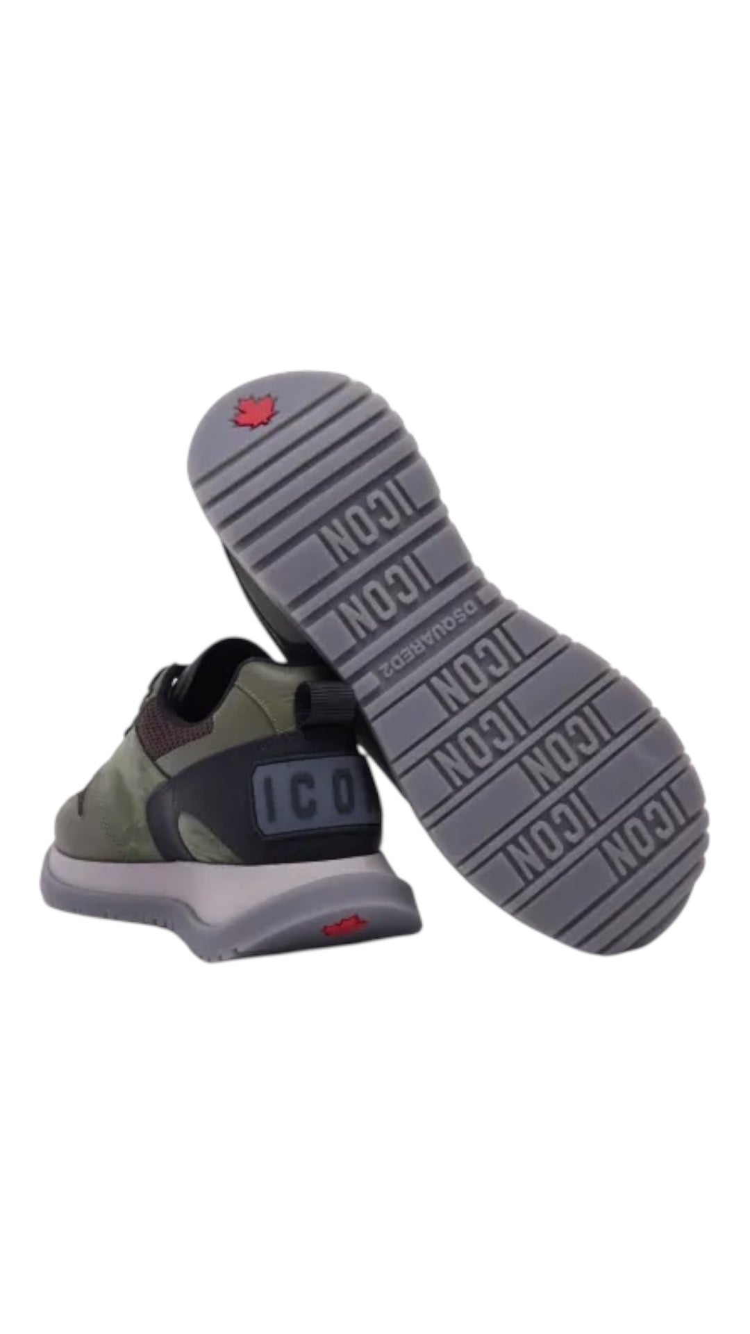 Dsquared2 logo print low top