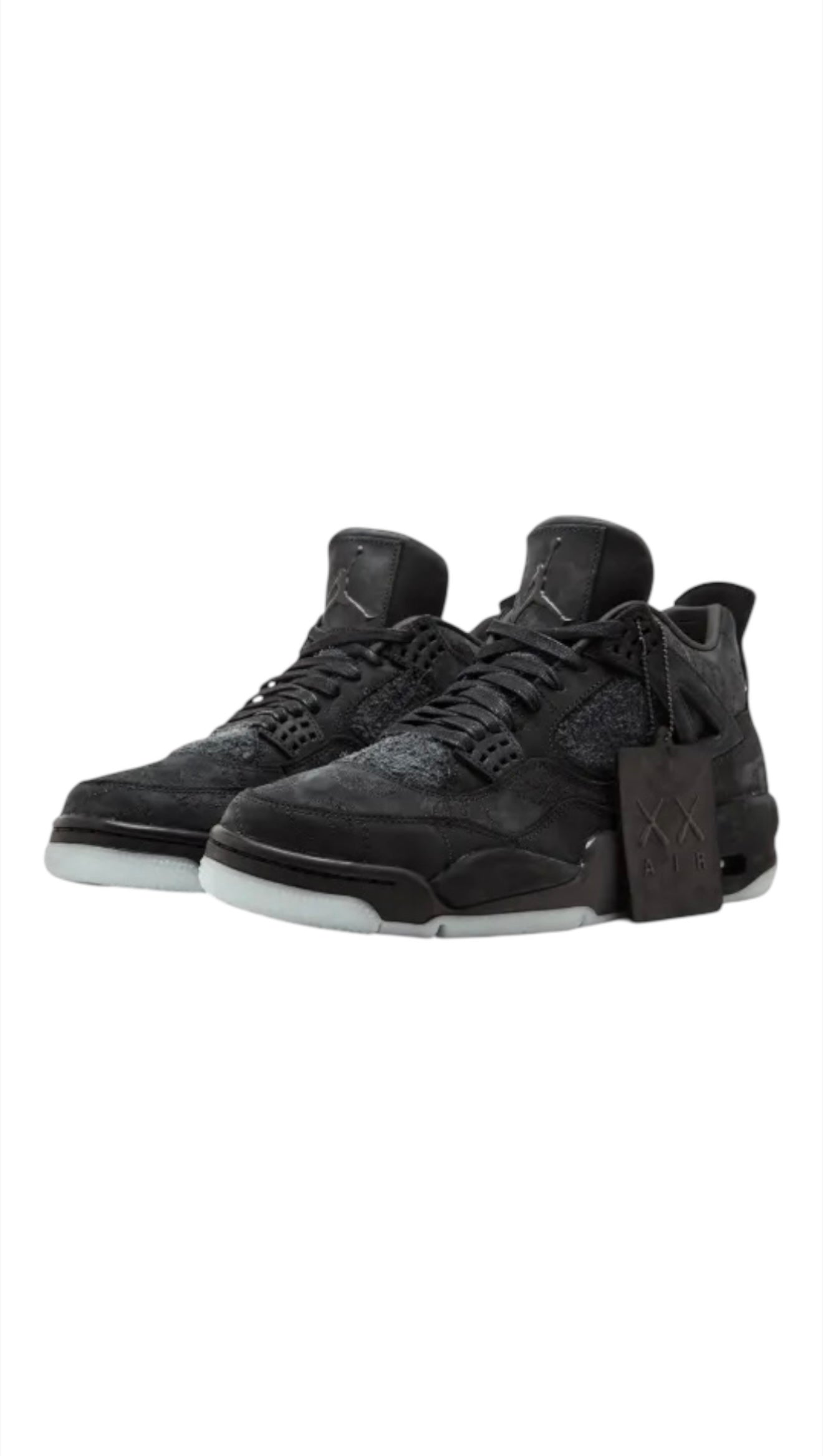 Jordan x kaws jordan 4 retro black