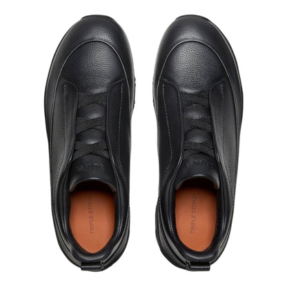 ZEGNA Monte Triple Stitch Leather Sneakers