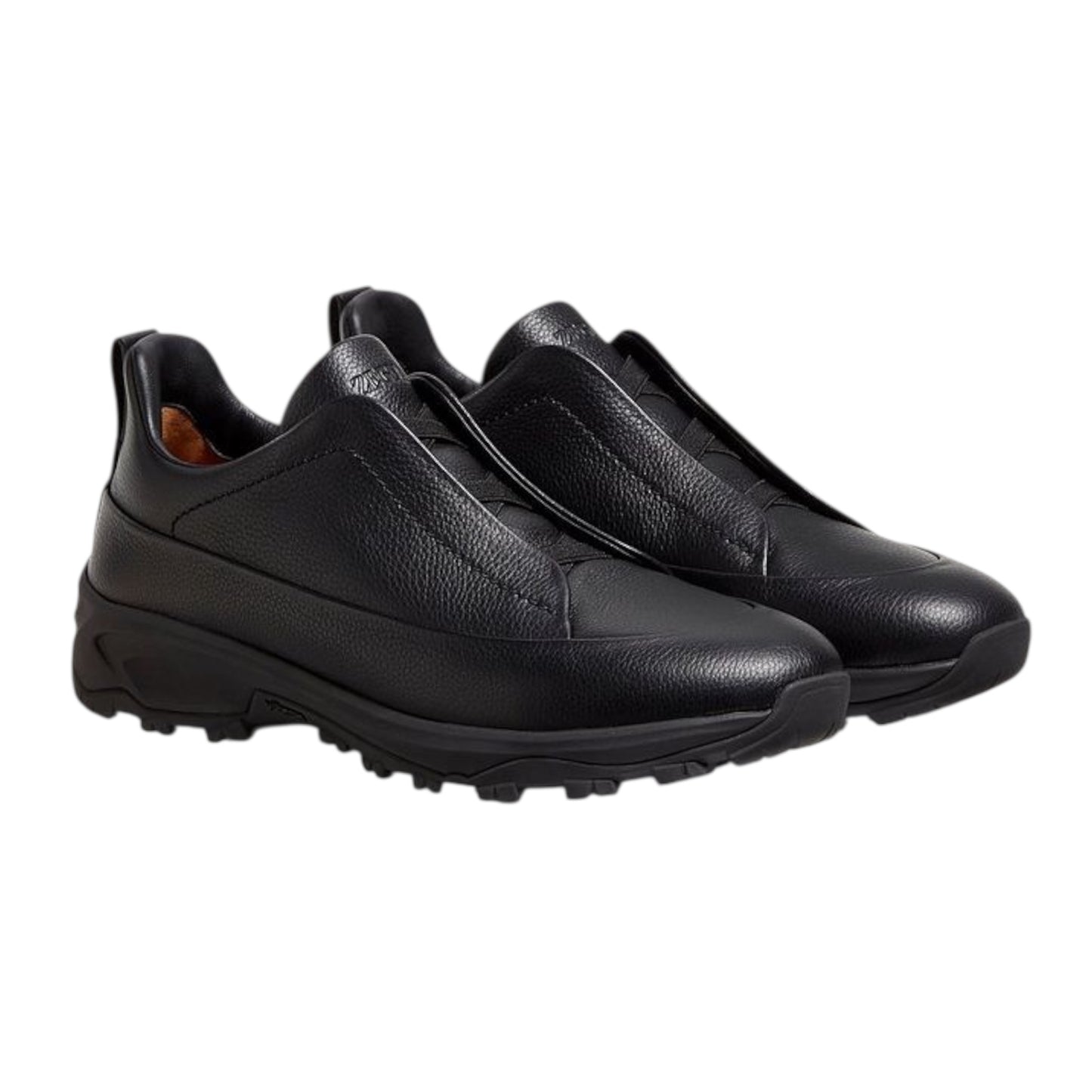 ZEGNA Monte Triple Stitch Leather Sneakers