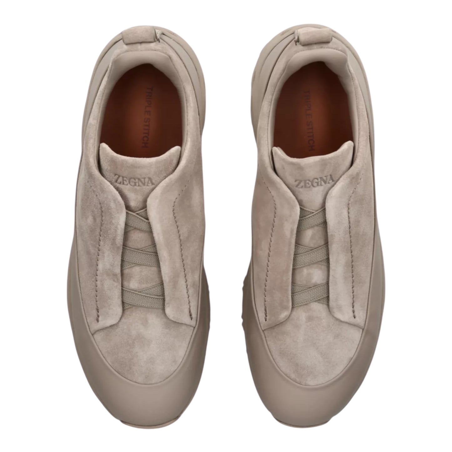 ZEGNA Monte Triple Stitch Leather Sneakers