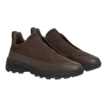 ZEGNA Monte Triple Stitch Leather Sneakers