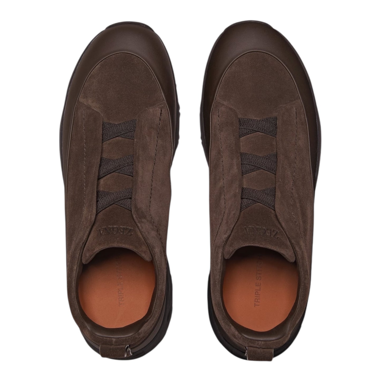 ZEGNA Monte Triple Stitch Leather Sneakers