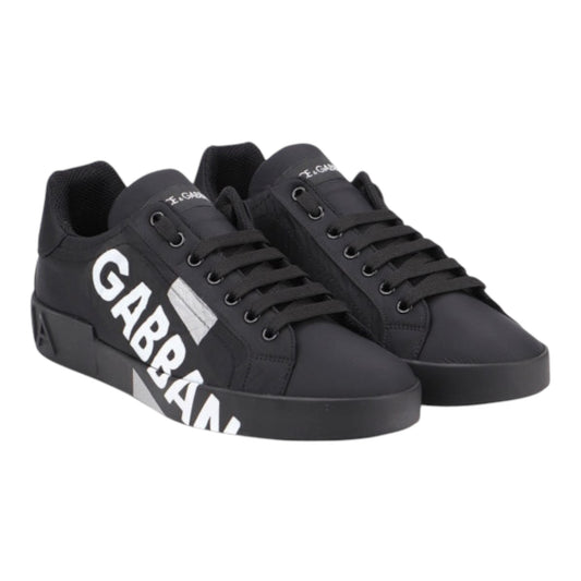DOLCE & GABBANA
Portofino black nylon sneakers