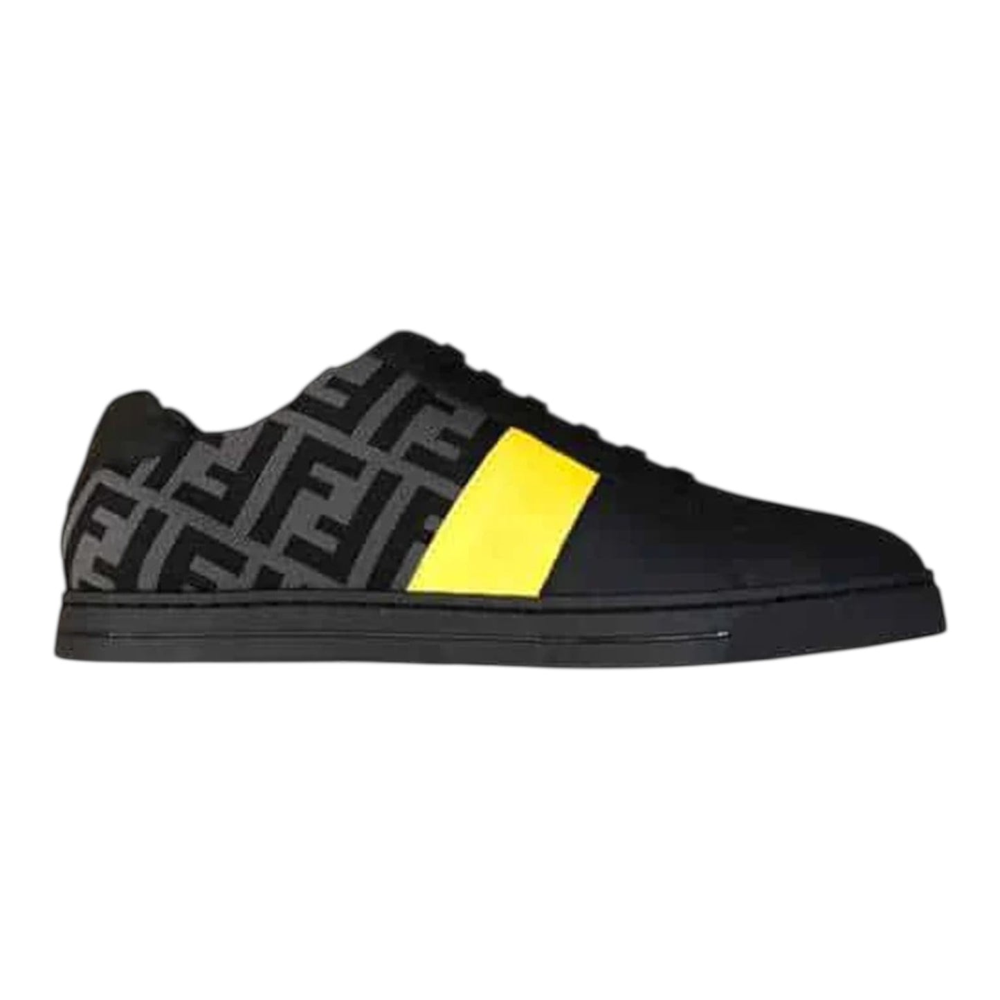 Fendi FF-Logo Print Lace-Up Sneakers