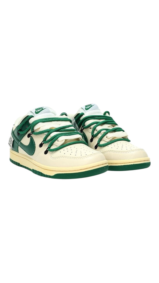 Nike dunk sb low beige / green happy smile
