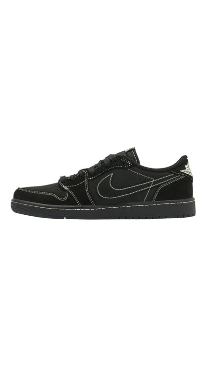 Nike jordan 1 retro low og sp x travis scott black phantom