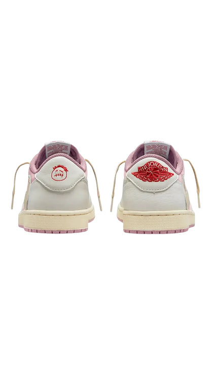 Nike Jordan 1 low og x travis scott , shy pink