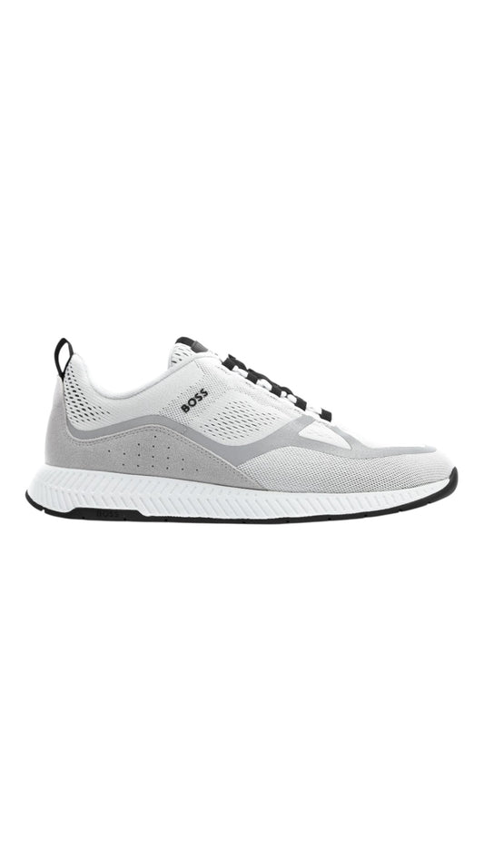 Boss titanium runn eme trainers white