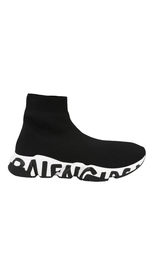 Balenciaga speed recycled knit graffiti