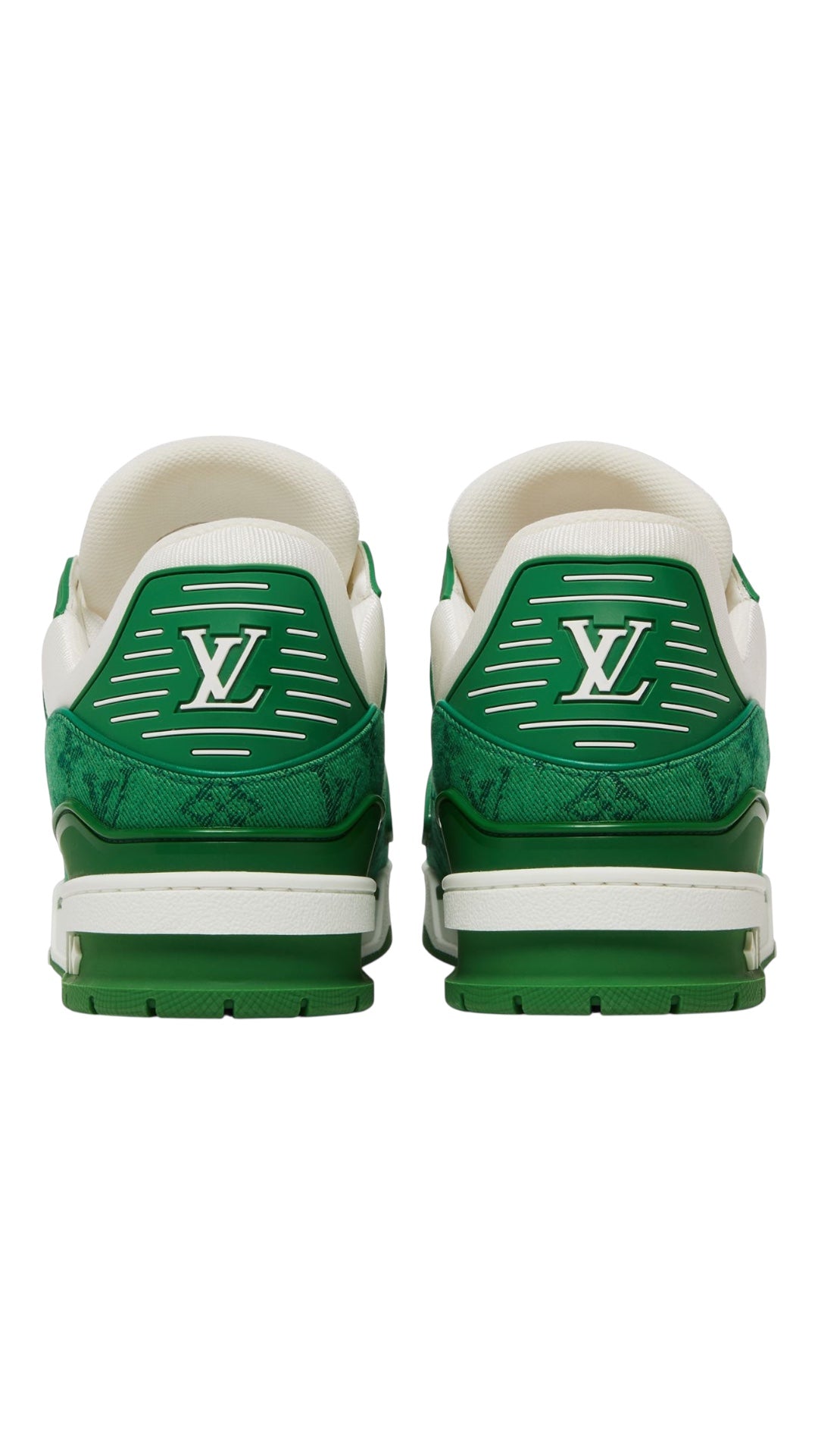 Louis Vuitton trainer ‘Green monogram denim’