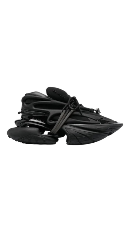 Balmain unicorn low-top sneakers black