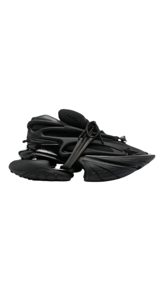 Balmain unicorn low-top sneakers black