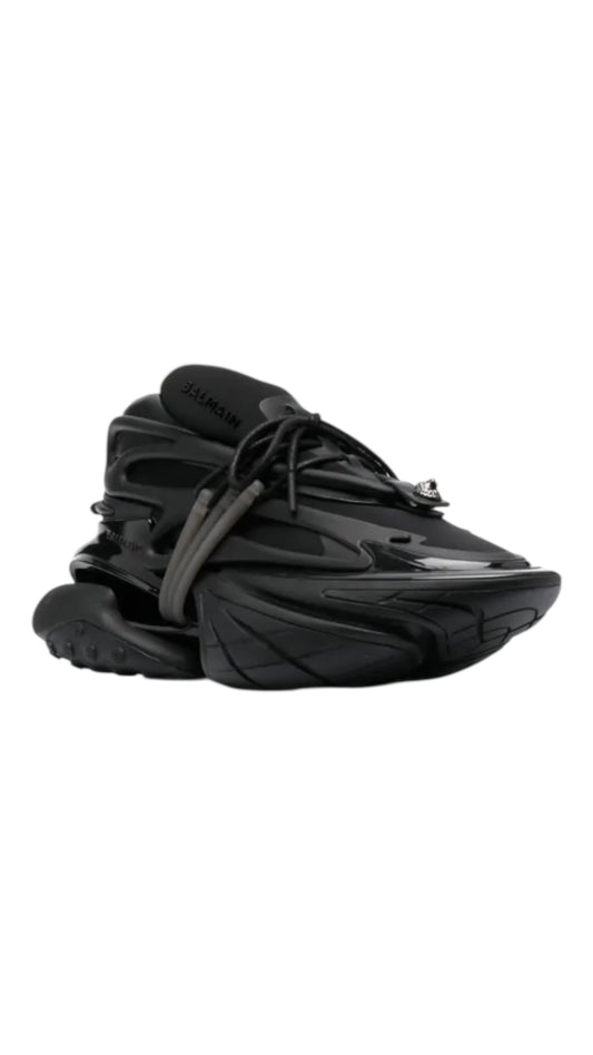 Balmain unicorn low-top sneakers black